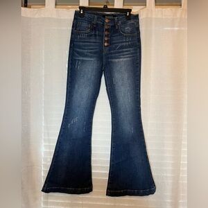 Risen button up fly jeans